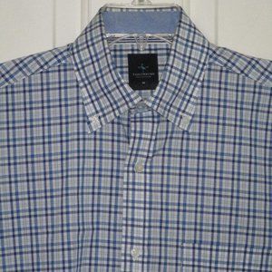Tailorbyrd Mens L/S Blue Cotton Button Down Dress Shirt NWOT - 15.5/33-34 or M